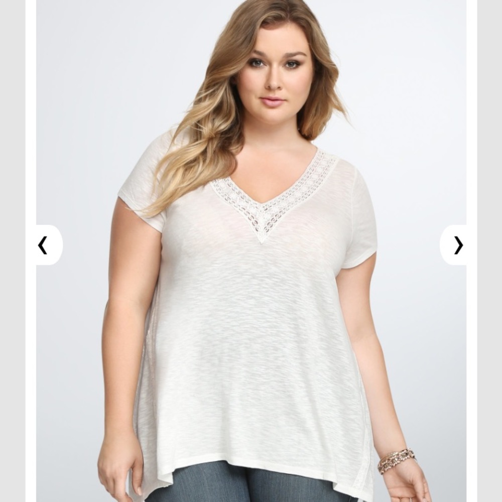 torrid crochet top size 4x women